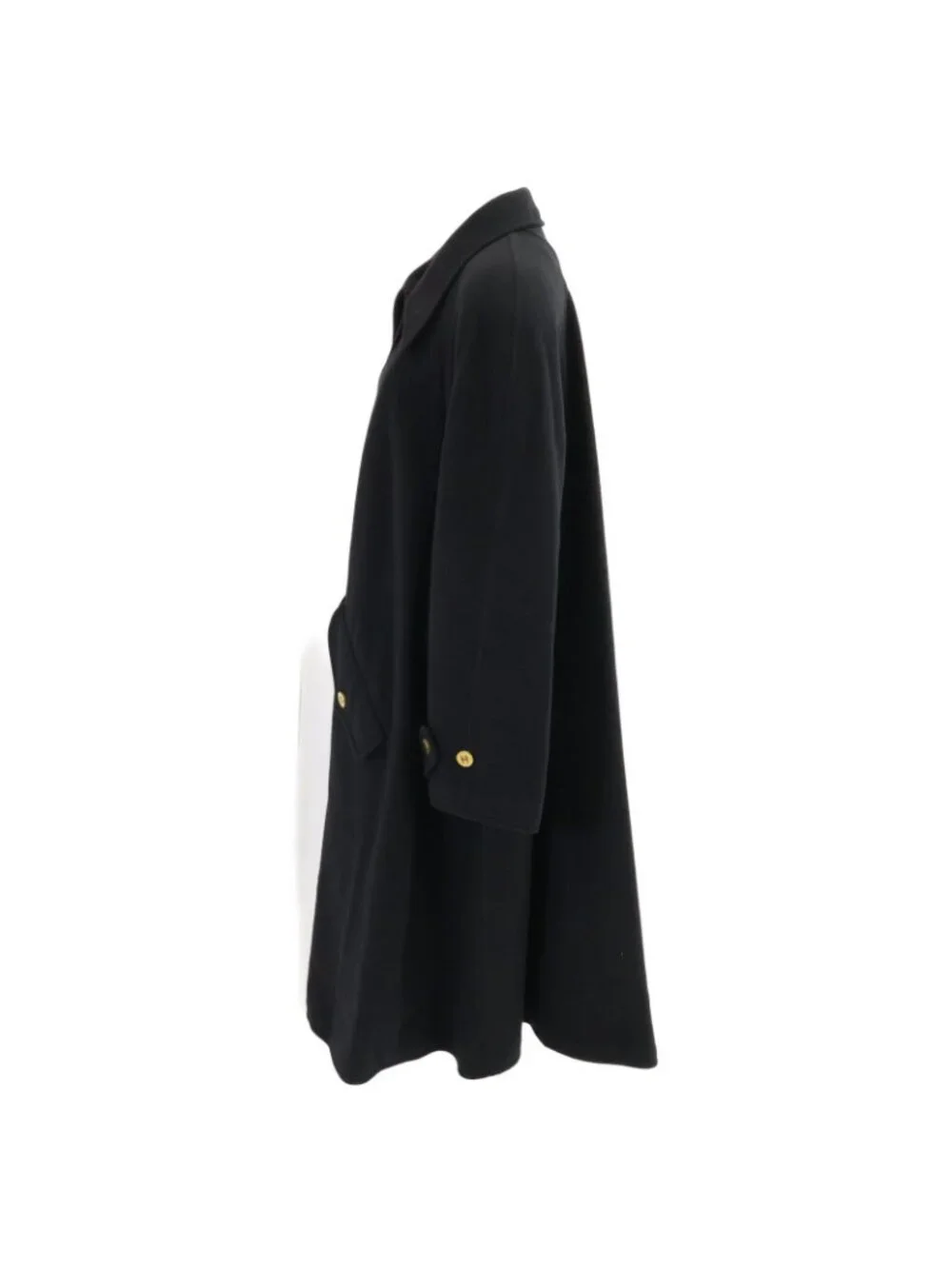 Chanel 94A CC Logo Button Cashmere Long 38